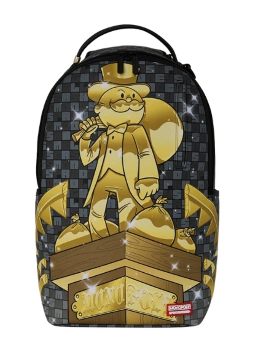 Sprayground Monopoly Get The Gold Backpack